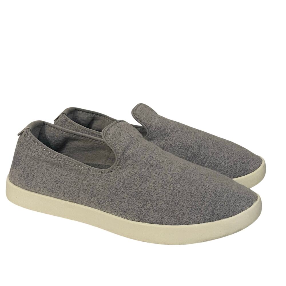 Allbirds Womens Wool Lounger Loafers Sneakers Classic Casual Slip On 8 Blue Gray